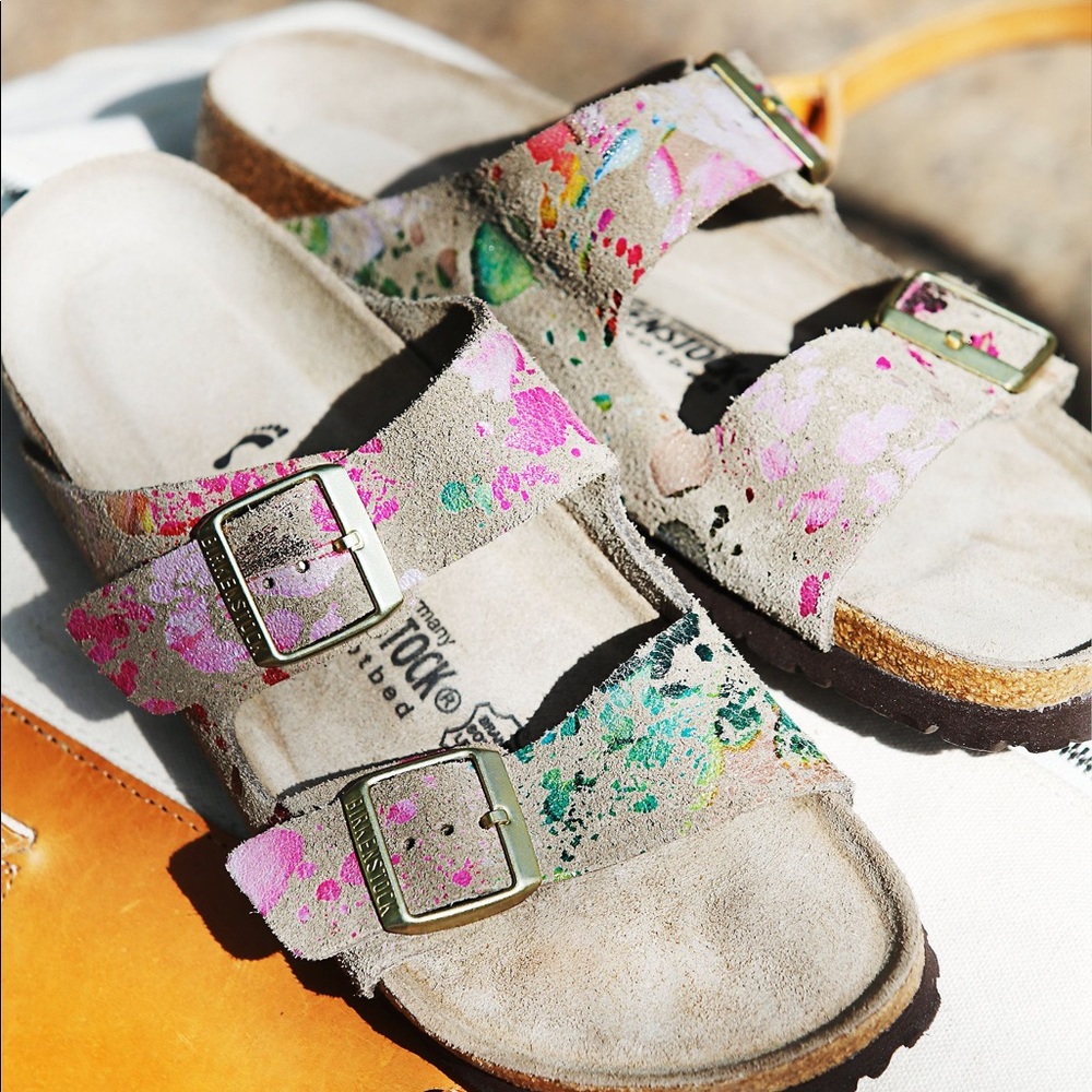 Flower Crush Arizona Birkenstock